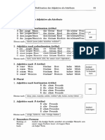 Deklination Der Adjektive Als Attribute PDF