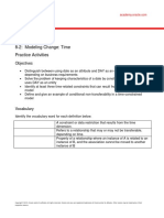 Database Design 8-2: Modeling Change: Time Practice Activities