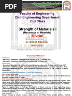 Strength of Materials I: (SI Units)