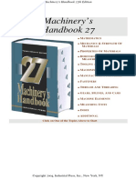 Machinery's Handbook 27th Edition