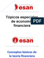 Tópicos Especiales de Economía Financiera - Introducción