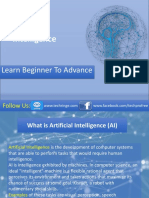 Artificial Intelligence: Learn Beginner To Advance