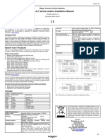 PRTXXLT Series Readers Installation Manual: Roger Access Control System