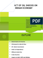Impact of Oil Shocks On The Indian Economy