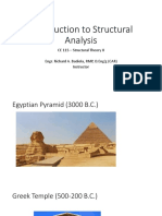 Intro To Structural Analysis - 1 PDF