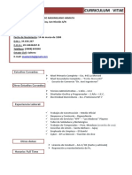 Curriculum Vitae EJEMPLO