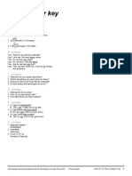 Quiz Answer Key: Units