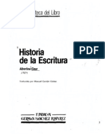 Historia de La Escritura