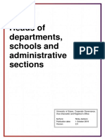 Heads of Departments PDF