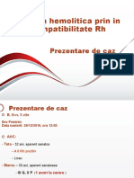 Anemia Hemolitica Prin Incompatibilitate RH