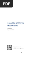 S100 RTK Receiver User Guide: September 3, 2020