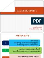 Pertemuan 6 STATISTIKA DESKRIPTIF I