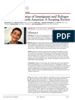Oral Health Status of Immigrant and Refugee Children in North America: A Scoping Review
