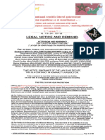 Re118291139us Legal Notice and Demand - Fee Schdule-Long Form 9.11.20-20pgs. With Stamp