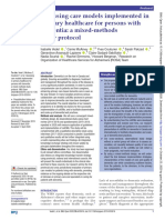 Assessing Care Models Implemented PDF
