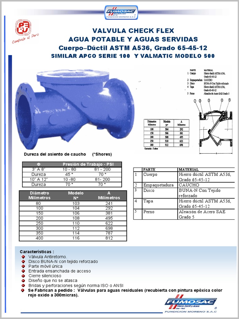 Valvula Check Flex PDF | PDF