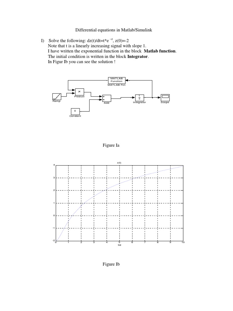 Solving Differential Equations in Simulink | PDF | Trigonometric ...