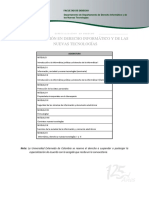 Plan de Estuadios Der - Informatico - Tecnologias