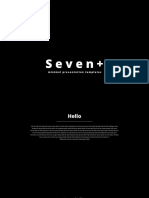 Seven+: Minimal Presentation Templates