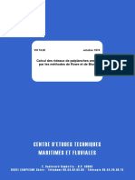 Calcul Des Rideaux de Palplanches Ancres Par Les Methodes de Rowe Et de Blum PDF