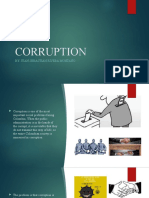 Corruption: By: Juan Sebastian Rivera Montaño