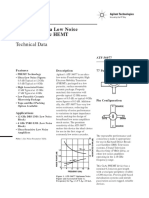 2-18 GHZ Ultra Low Noise Pseudomorphic Hemt: Technical Data