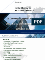 Pre-Bid Meeting Highlights for Makati Office Project
