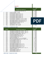 PRECIOS ECOLOGICOS SDN 2020 - SubDistribuidores