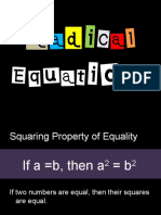G9MATH T1.6 Solving Radical Equations