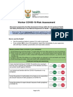 COVID 19 Worker Risk Assessment Guide