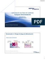 Optimización de Sala de Calderas Desaireadores 9 Abril