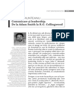 Comunicare Si Leadership de La Adam Smit PDF