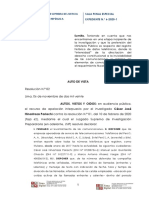 Cesar Hinostroza - Confirman Levantamiento de Comunicaciones