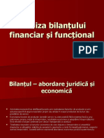 3. Analiza Bilantului Financiar Si Functional