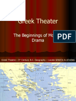 Greek Theater: The Beginnings of Modern Drama