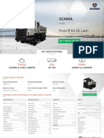 Scania r500 Brochure