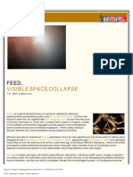 Digimag 26 - July/August 2007. Kurt Hentschlager. Feed, Visible Space Collapse