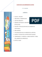 Agenda Reunión de Representantes