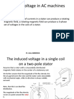 AC Machine Voltage Induction