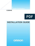 W236-E1-07 C200HS Installation - Guide