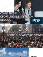 Como Elegir Oportunidades de Negocio