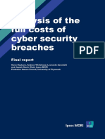 Cost of Cybersecurity Breaches