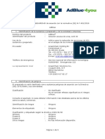 Ficha Seguridad AdBlue Greenchem 2014 PDF