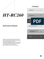 Onyko HT-RC260 Manual PDF