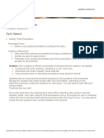 Database Design 11-4: Final Presentations Practice Solutions