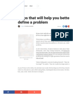 1 Barba, Jorge (S.F.) - 3 Tips That Will Help You Better Define A Problem.