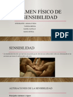 Semiologia (Sensibilidad)