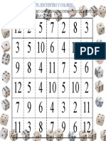 Act. Matemática Dados y Tabla