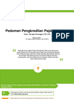 Pedoman Pengkreditan Pajak Masukan 