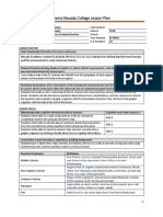 Sierra Nevada College Lesson Plan